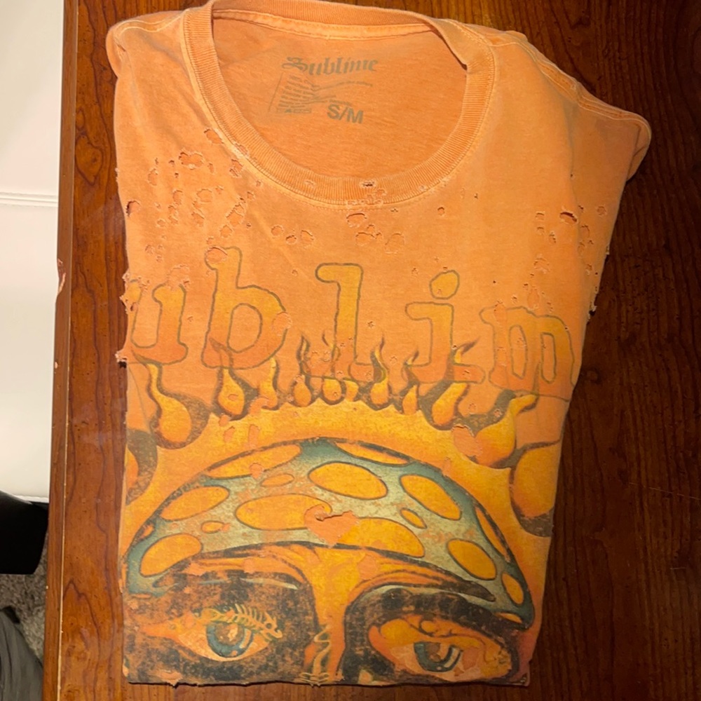 Sublime Orange distressed T-shirt Urban Outfitters
